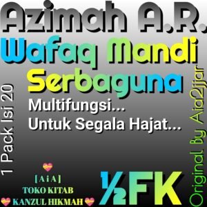 Azimah A.R. Azimah Wafak Mandi SG ½F Krts