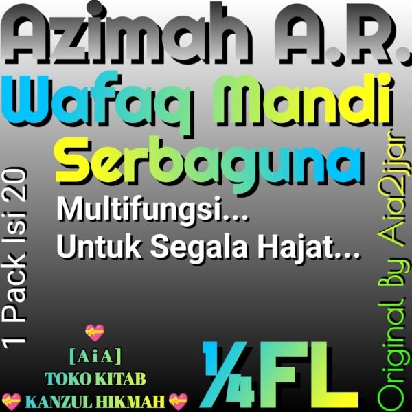 Azimah A.R. Azimah Wafak Mandi SG ¼F Kain