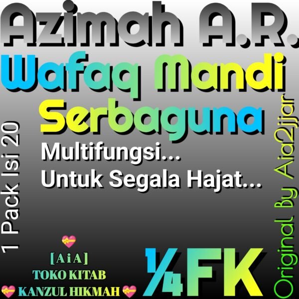 Azimah A.R. Azimah Wafak Mandi SG ¼F Krts