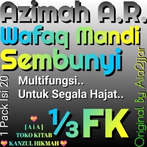 Azimah A.R. Azimat Wafak Mandi Sembunyi ⅓F