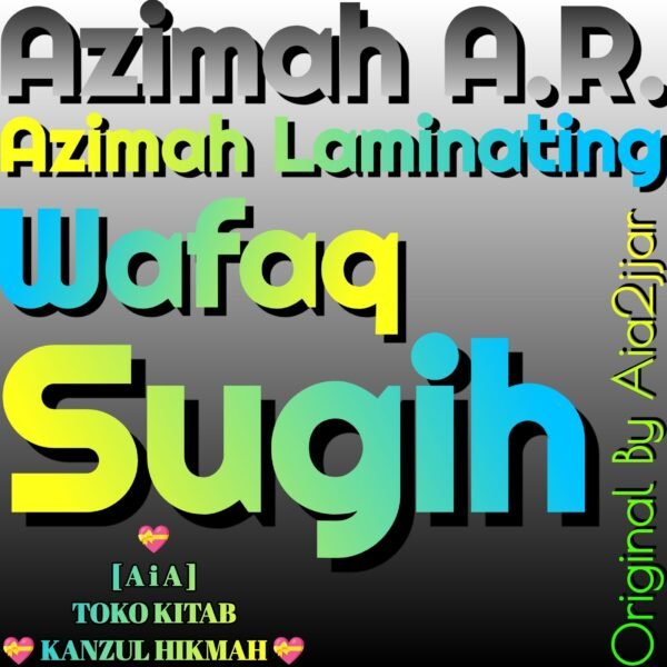Azimah A.R. Azimat Arla14c1 Wafaq Sugih